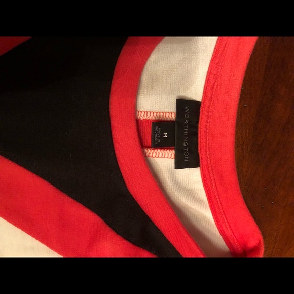 Worthington peplum top - Picture 3 of 3